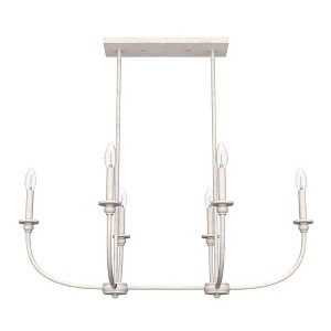 Hunter Fans Southcrest 6 - Light Chandelier in  Distressed White - 1 of 1