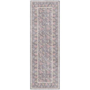 Nourison Botanical Washables Bordered Indoor Flatweave Rug - 1 of 4
