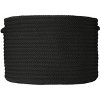 Colonial Mills Simply Home Solid - Black 18"x18"x12"  100% Polypropylene Round - 2 of 4