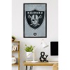 Trends International NFL Las Vegas Raiders - Logo 25 Framed Wall Poster Prints - 2 of 4