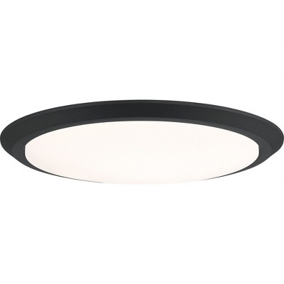 Quoizel Lighting Verge 1 - Light Flush Mount in  Earth Black