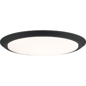 Quoizel Lighting Verge 1 - Light Flush Mount in  Earth Black - 1 of 2