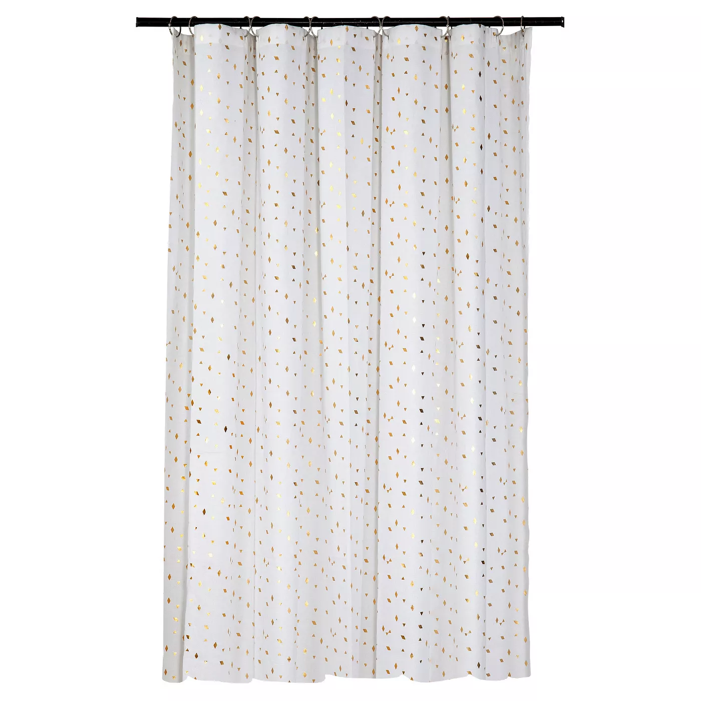 Diamond Shower Curtain - Gold - Room Essentialsâ¢ - image 1 of 1