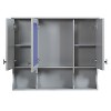 YOOCOZZ 35'' x 28'' Wall Mounted Bathroom Cabinet with Mirror and Open Shelves - 2 of 4