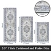 BAGOKIE 3 Pieces Anti Fatigue Kitchen Mats Non-Slip Kitchen Rug Set - 4 of 4