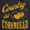 Womens Funny T Shirts Country As Cornbread Sarcastic Southern Graphic Tee For Ladies - Crazy Dog Women's T Shirt - image 2 of 4