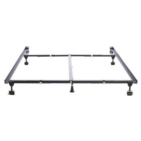 Brown Hollywood Bed Frame, Bed Frame Rail Clamp