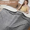 Heated Blanket Electric Blanke Soft with 4 Heating Levels & Auto Off, Overheat Protection, Machine Washable, ETL Certification - 2 of 4