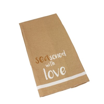 Beachcombers 25" Cotton Seasoned With Love Tea Towel