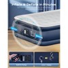 Itopfox Air Mattress with Built-in Pump, High Inflatable Electric Blow Up Bed for Camping, Home Guests, Travel with Storage Bag Supports Up to 650Lbs - 3 of 4