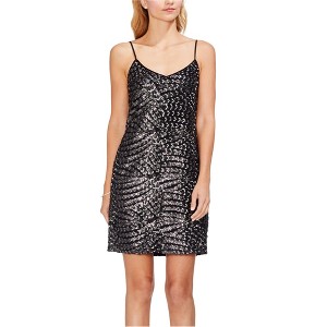 Vince Camuto Womens Metallic Sequin Slip Dress - 1 of 1