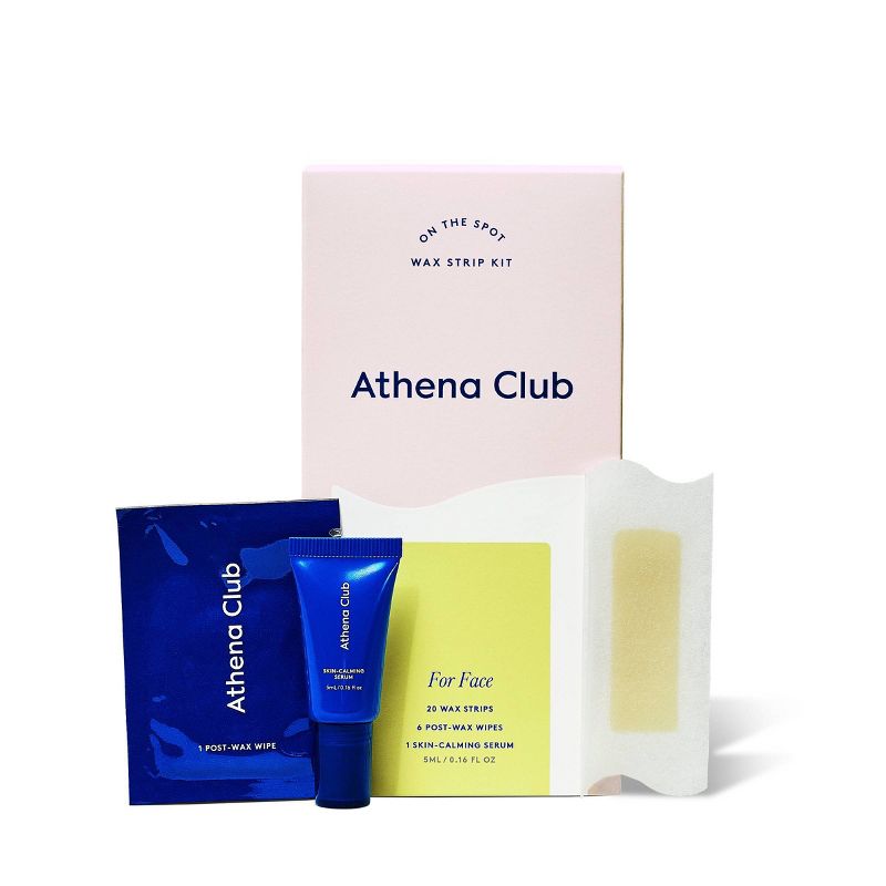 Athena Club Face Wax Strips - 27 ct (20 wax strips 6 wipes 1 serum), 3 of 12