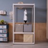 FONTOI Freestanding Storage Racks, Portable Closet with Adjustable Wire Shelf&Rod for Hanging Clothes, White, 15.74"*59"*31.49" - 2 of 4