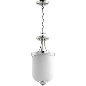 Quorum Lighting Enclave 2-Light Pendant, Polished Nickel, 9W, 20H - 1 of 1