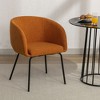 NicBex 1pc Dining Chair with Cushion Seats Modern Upholstered Fabric Dining Room Chair with Metal Legs - 2 of 4