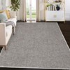 Washable Modern Solid Textured Rug Non Slip Low Pile Rug Soft Contemporary Throw Floor Cover Foldable Indoor Carpet for Living Room Bedroom Nursery - 3 of 4
