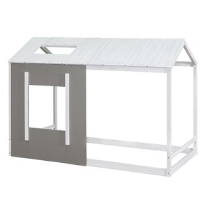 YOOCOZZ Twin Size House Platform with Roof and Window - 1 of 4