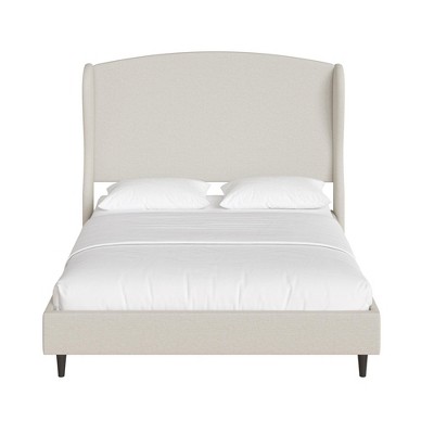 RealRooms Valencia Wingback Platform Bed Frame