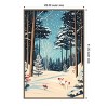 Amanti Art 28"x41" Christmas Snowy Forest by Pictufy Studio Framed Canvas Wall Art Print - 4 of 4