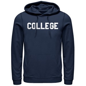 Men's Animal House College Text Pull Over Hoodie - 1 of 3