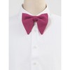 Allegra K Men's Pre-tied Solid Color Formal Party Prom Velvet Bow Ties One Size - 2 of 4