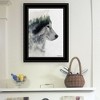 "Wolf Stare" by Andreas Lie, Ready to Hang Framed Print, Black Frame - 3 of 4