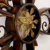 Metal Cross Scroll Wall Decor Brown - Olivia & May: Iron Art, Vertical Hanging - image 3 of 4