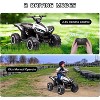 12V Kids Ride On ATV,Battery Powered Electric Four Wheeler with Music, Led Lights, High/Low Speed Modes - 4 of 4