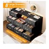 Modern 8-Drawer White Dresser, 59" Wooden Chest, Spacious Storage Organizer for Bedroom, Closet, Living Room, TV Stand - 3 of 4