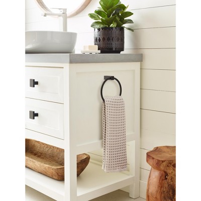 Oil-Rubbed Bronze 6-1/2 Inch Wall Mounted Towel Ring