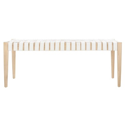 target leather bench