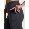 RBX Active Women's Fleece Lined Legging, Fitted Quick Drying Workout Running Hiking Pants with Zipper Pockets - 2 of 4