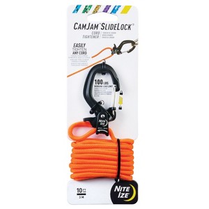 Nite Ize CamJam SlideLock Cord Tightener - Small + 10 ft. Paracord - 1 of 4