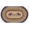 Earth Rugs Rustic Dining Table Placemat 13"x19" Oval Moose & Pinecone Pattern - 2 of 3