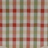 RLF Home Bison Check Trimmed Provance 3" Rod Pocket Lining Luxurious and Elegant Window Treatment Valance 50" x 15" Multi - 4 of 4