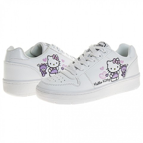 Женские кроссовки Hello Kitty Womens Hello Kitty Pink Hearts Sneakers - Size 7