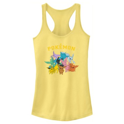 Pikachu & Sylveon Friendship Light Blue Tank Top - Women