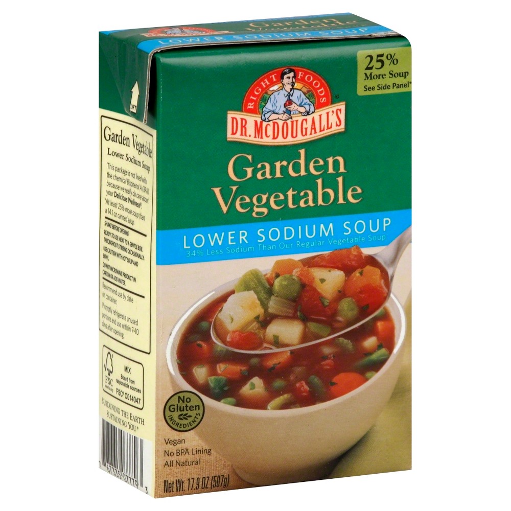 UPC 767335077793 product image for Dr. McDougall's Garden Vegetable Soup 17.9 oz | upcitemdb.com