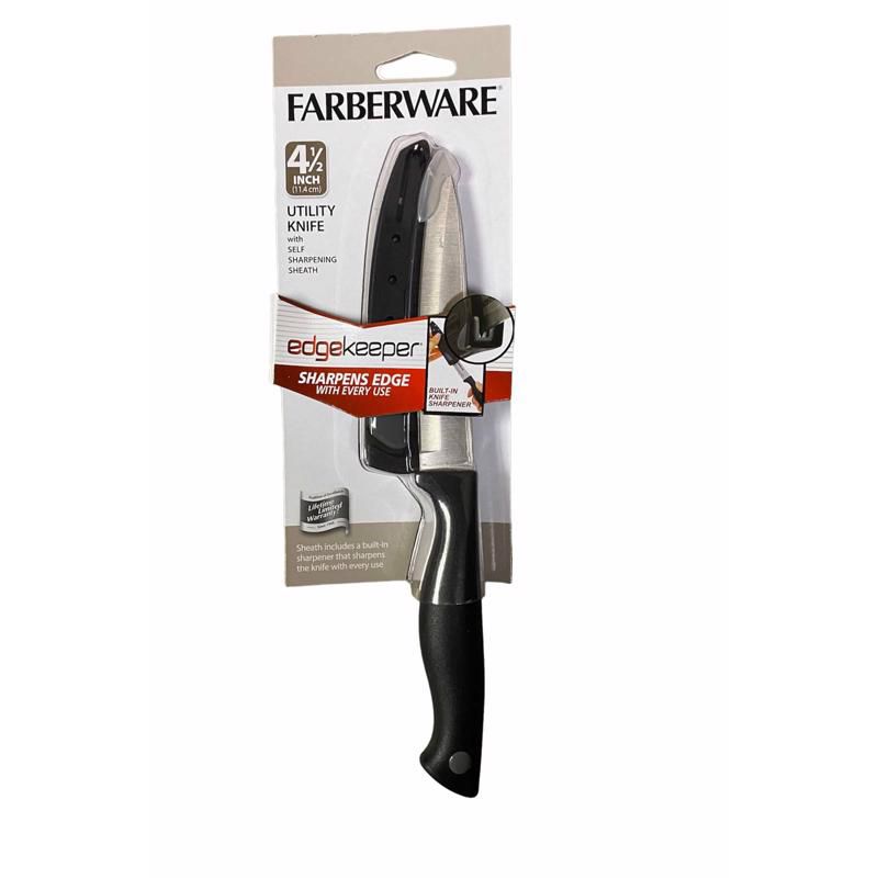 Lifetime Brands Farberware 4.5 in. L Stainless Steel Utility Knife 2 pc, 1 of 2
