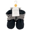Hudson Baby Infant and Toddler Boy Cozy Fleece Booties, Navy Heather Gray - 2 of 2