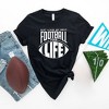 Simply Sage Market Women's Just Livin' My Best Football Fan Life Short Sleeve Graphic Tee - 3 of 3