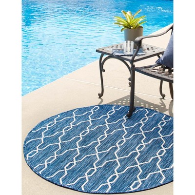 Unique Loom Outdoor Trellis Links Trellis Trellis Woven Area Rug