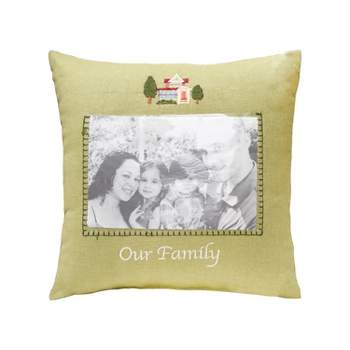 C&F Home 10" x 10" Our Family Picture Throw Pillow