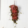 Nearly Natural 35” Autumn Hydrangea and Berry Artificial Fall Tear Drop - 3 of 4