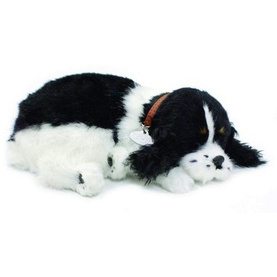 Perfect Petzzz Huggable Breathing Puppy Dog Pet Bed Cocker Spaniel, Realistic Plush Toy with Bed and Accessories
