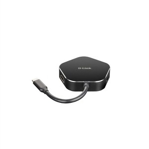 D-Link USB-C DUB-M420-US USB Hub, Black - 1 of 1
