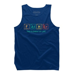 Men's Design By Humans Dad Handsome, Charming, See Also ATM By Tank Top - 1 of 2
