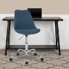 Emma and Oliver Mid-Back Fabric Task Office Chair with Pneumatic Lift and Chrome Base - 2 of 4