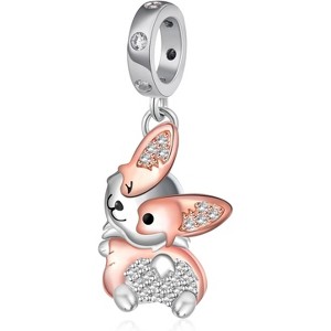 Sterling Silver Dog Charm Beads: Pug, Corgi, French Bulldog & More for Bracelets & Jewelry Making - 1 of 4