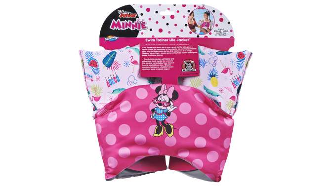 Swimways Minnie Mouse Swim Trainer Life Jacket, 2 of 7, play video